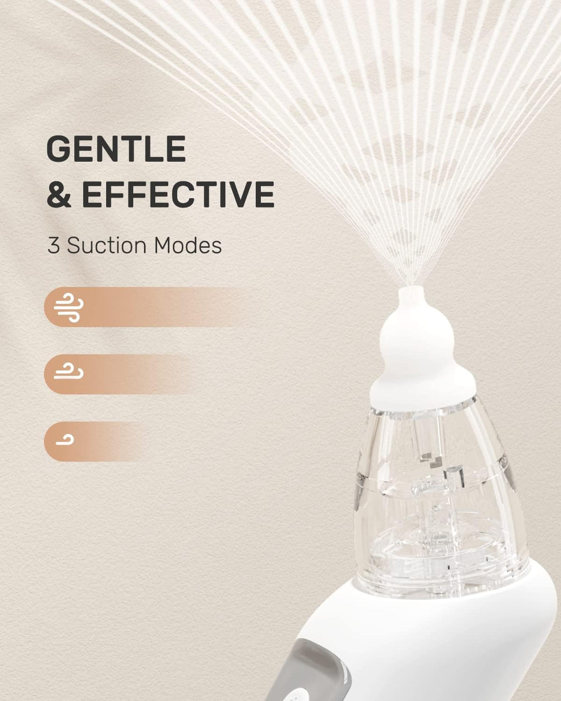 Adjustable Nose Cleaner with Music & 3 Tips”