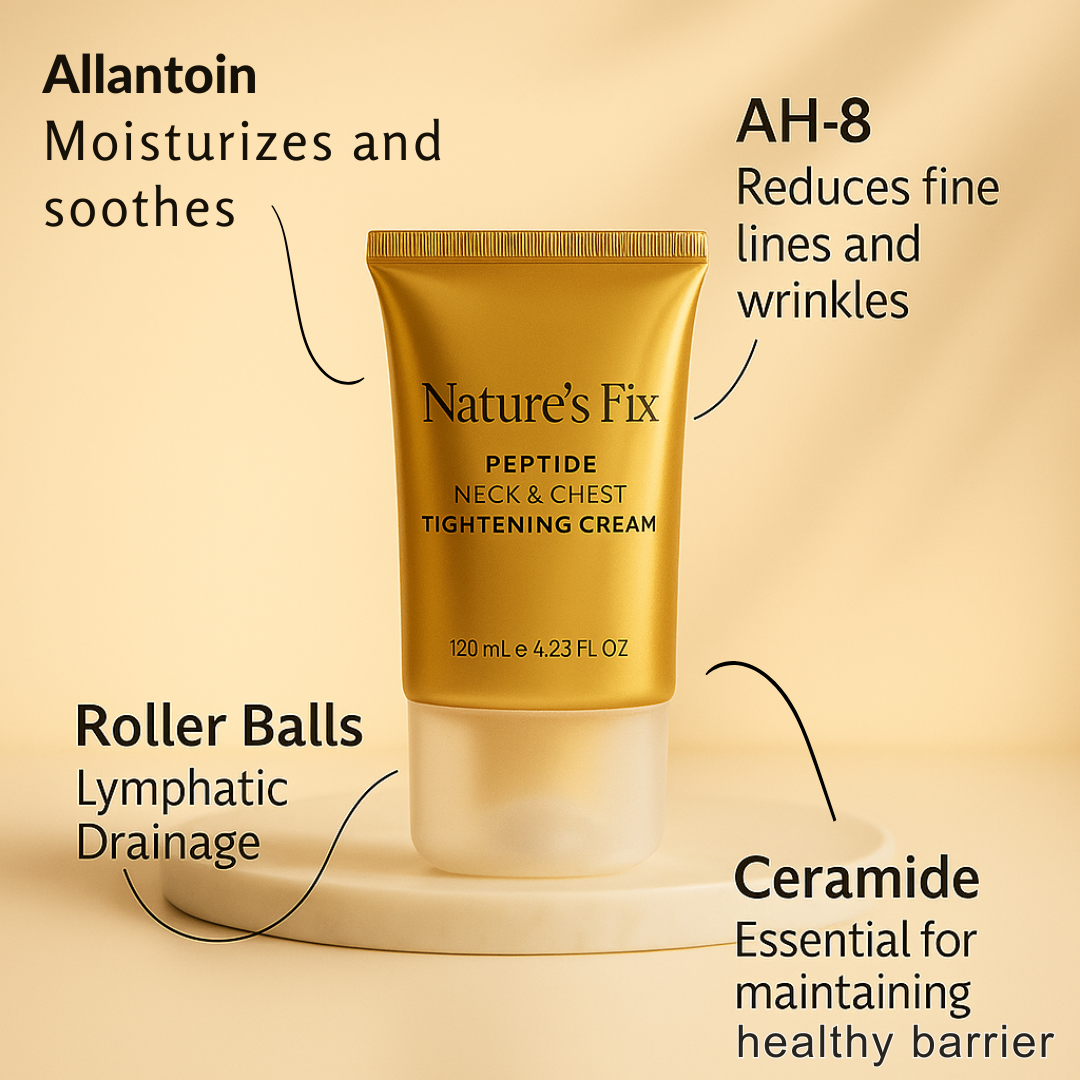 Nature's Fix™ - Peptide Neck & Chest Tightening Cream